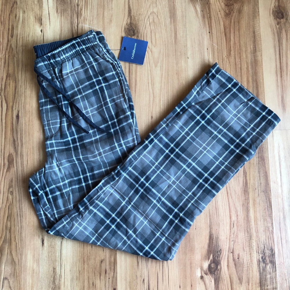 NEW CROFT & BARROW Lounge Pants Sleepwear Gray Small Men’s